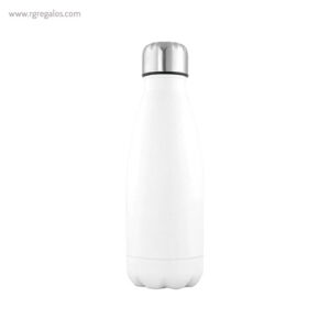 Botella de acero inox de 500 ml blanca - RG regalos publicitarios