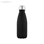 Botella de acero inox de 500 ml negra rg regalos publicitarios