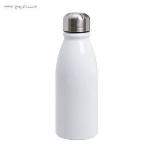 Botella de aluminio colores 500 m blanca - RG regalos publicitarios
