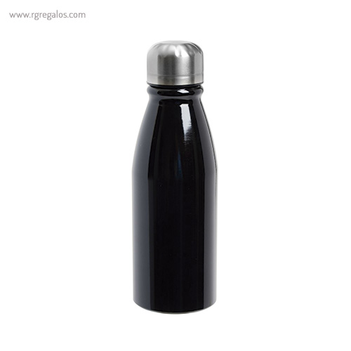 Botella de aluminio colores 500 m negra rg regalos publicitarios