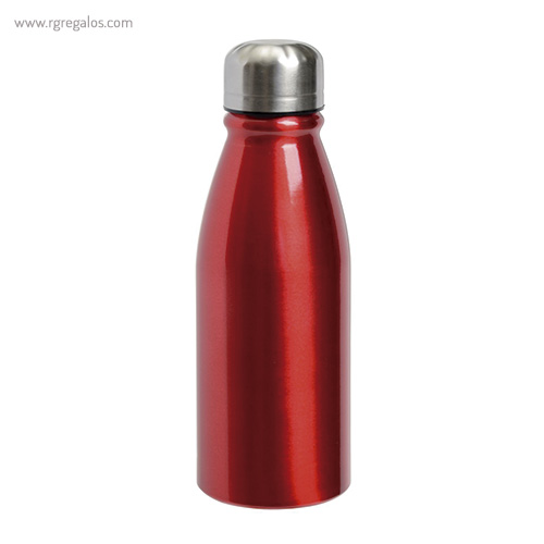 Botella de aluminio colores 500 m roja rg regalos publicitarios