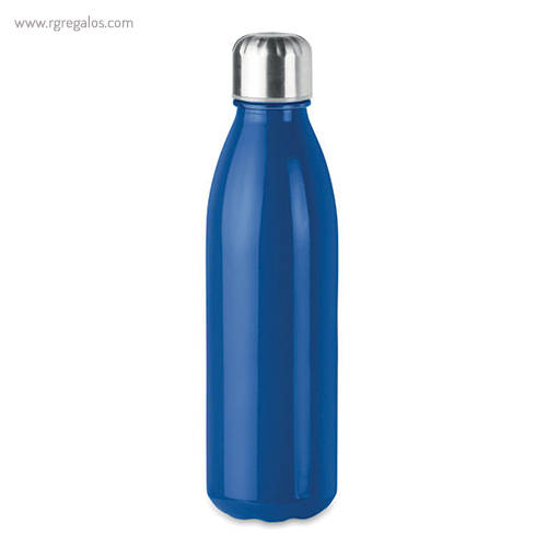 Botella de cristal colores de 650 ml azul rg regalos publicitarios