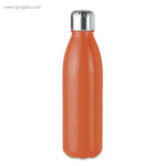 Botella de cristal colores de 650 ml naranja rg regalos publicitarios