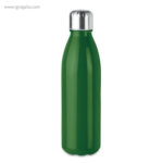 Botella de cristal colores de 650 ml verde rg regalos publicitarios