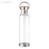 Botella de tritán tapón bambú transparente - RG regalos promocionales