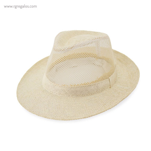 Sombrero en fibra natural beig rg regalos publicitarios