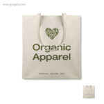 Bolsa algodón orgánico asas largas rg regalos personalizados