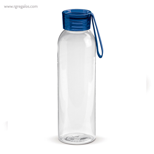 Botella de tritán con tapa de color 600 ml azul rg regalos publicitarios