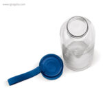 Botella de tritán con tapa de color 600 ml azul interior rg regalos publicitarios