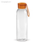 Botella de tritán con tapa de color 600 ml naranja rg regalos publicitarios