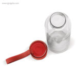 Botella de tritán con tapa de color 600 ml roja interior rg regalos publicitarios
