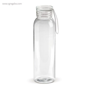 Botella de tritán con tapa de color 600 ml transparente rg regalos publicitarios