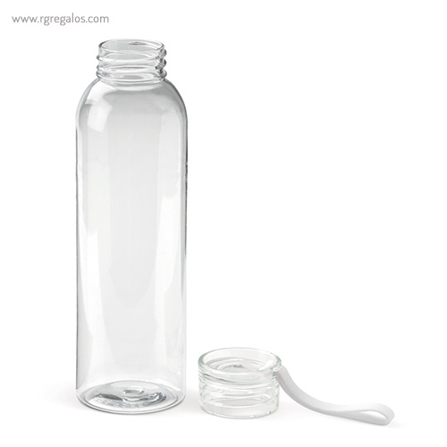 Botella de tritán con tapa de color 600 ml transparente detalle rg regalos de empresa