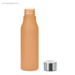 Botella de rpet colores 600 ml naranja detalle rg regalos