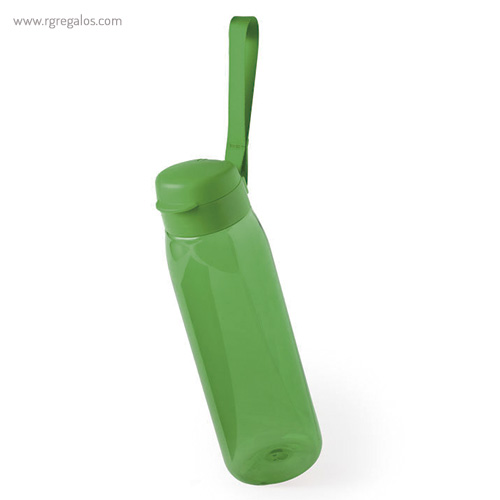 Botella de tritán con cinta 820 ml verde rg regalos publicitarios