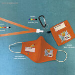 Mascarilla personalizada con bolsa colores rg regalos publicitarios