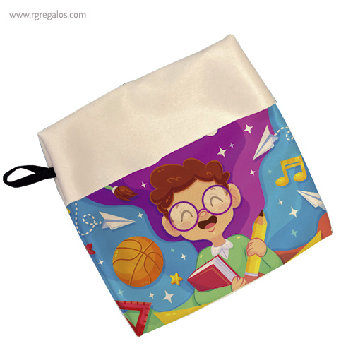 Mascarilla personalizada con bolsa especial colegios rg regalos