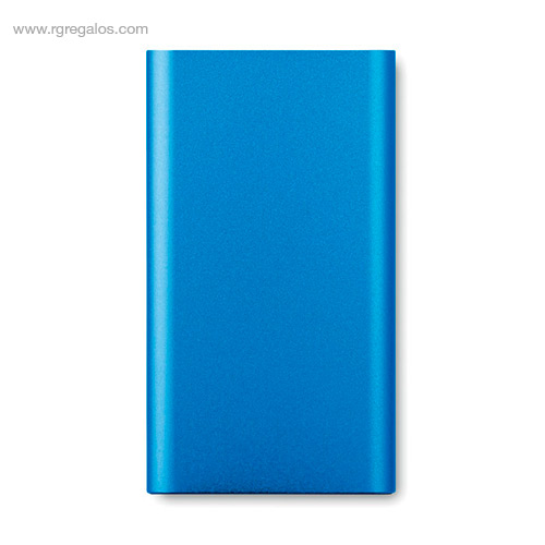 Power bank 4000 mah plano aluminio azul rg regalos publicitarios