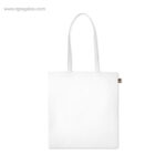 Bolsa algodon organico colores blanca asas largas rg regalos