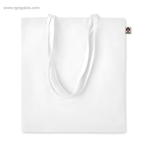 Bolsa algodon organico colores blanco rg regalos