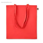 Bolsa algodon organico colores roja rg regalos