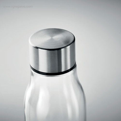 Botella de cristal 500 ml transparente detalle rg regalos promocionales