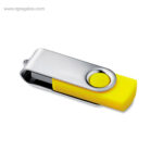 Memoria usb clip personalizado amarillo rg regalos