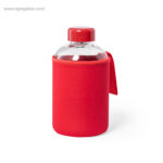 Botella con funda de neopreno 600 ml roja rg regalos