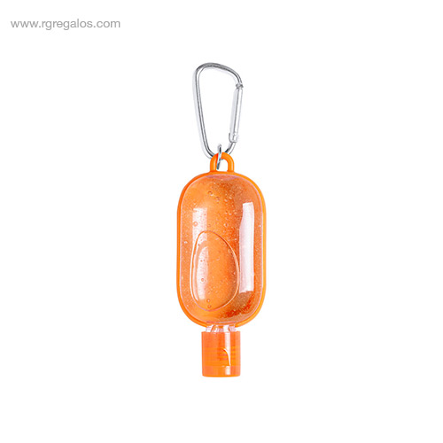 Gel hidroalcholico mosqueton color naranja rg regalos