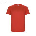 Camiseta tecnica eco hombre roja rg regalos