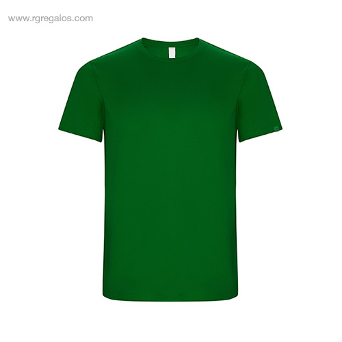 Camiseta tecnica eco hombre verde rg regalos
