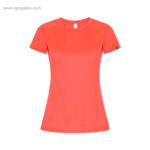 Camiseta tecnica eco mujer naranja rg regalos