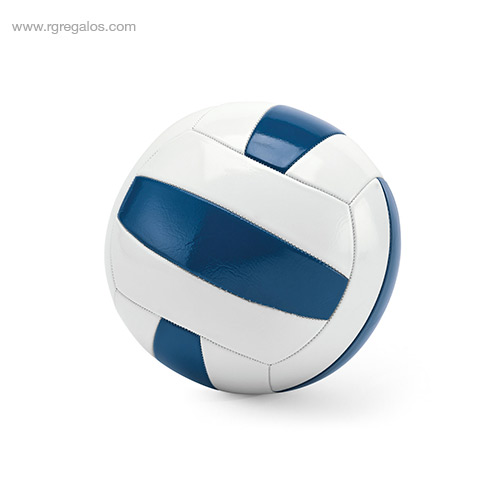 Pelota de voleibol personalizada blanca y azul rg regalos