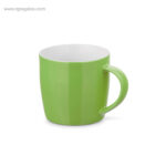 Taza ceramica colores brillantes 370 ml verde rg regalos de empresa