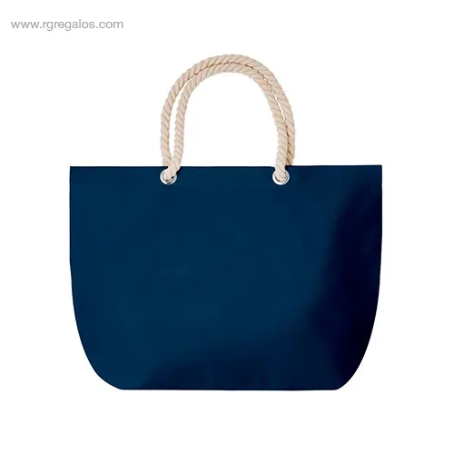 Bolsa de playaalgodón azul RG regalos publicitarios