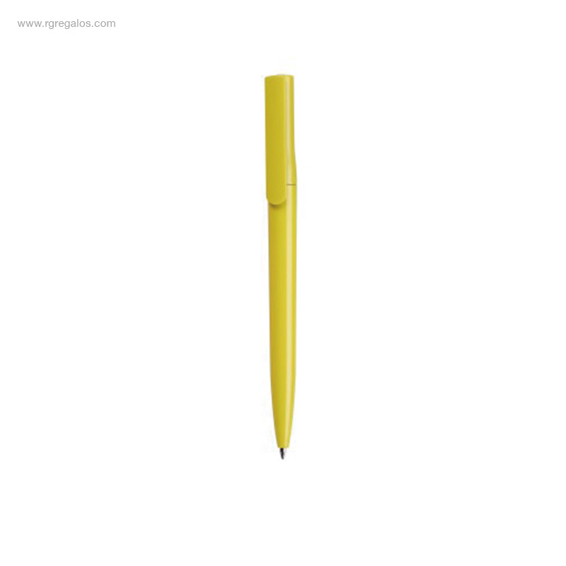Bolígrafo RPET opaco amarillo RG regalos