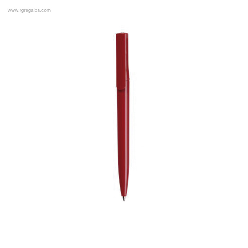 Bolígrafo-RPET-opaco-rojo-RG-regalos