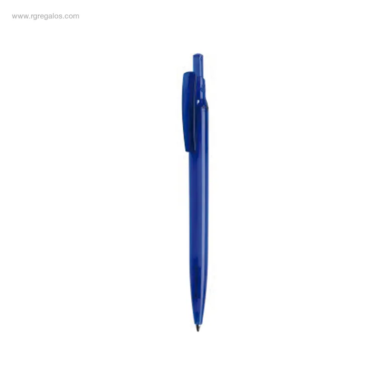 Bolígrafo-RPET-transparente-azul-RG-regalos