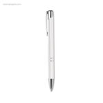 Bolígrafo aluminio brillante blanco RG regalos