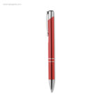 Bolígrafo aluminio brillante rojo RG regalos
