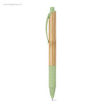 Bolígrafo de bambú y trigo verde RG regalos publicitarios