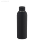 Botella acero inox tacto suave negra RG regalos empresa