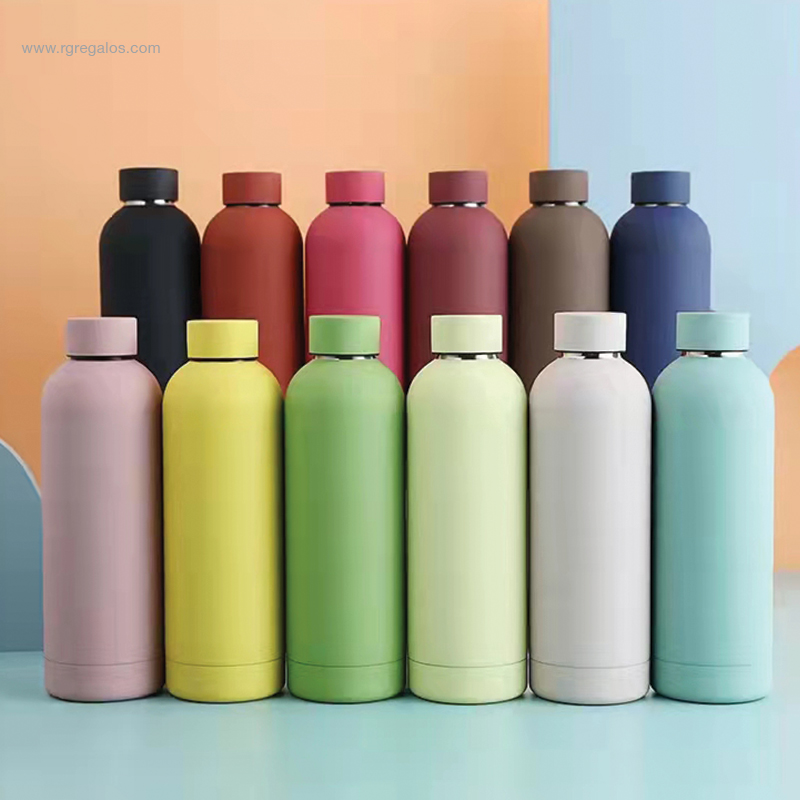 Botella tacto suave colores RG regalos empresa