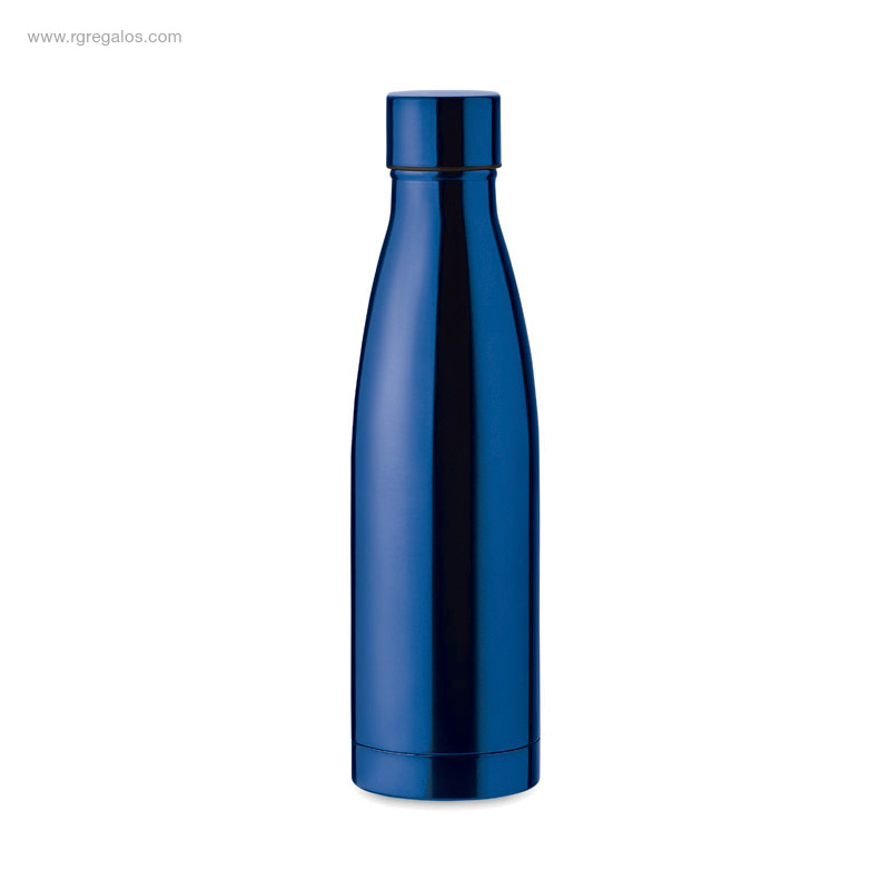 Botella termo acero inox azul ml RG regalos