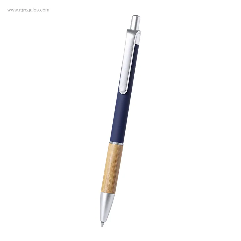 Bolígrafo-bambú-y-aluminio-pulsador-RG-regalos