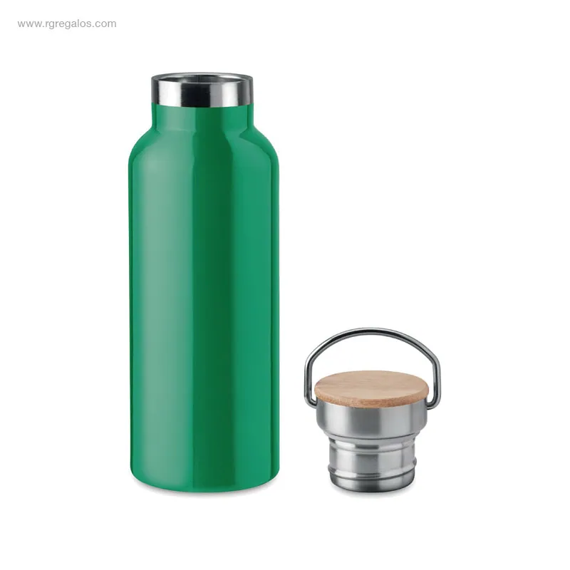 Botella-acero-impresión-360º-verde-detalle-RG-regalos