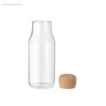 Botella-de-vidrio borosilicato-corcho-600 ml-RG-regalos