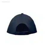 Gorra algodón personalizada 160gr azul marino cierre velcro