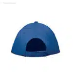 Gorra algodón personalizada 160gr azul royal cierre velcro