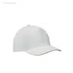 Gorra algodón personalizada 160gr blanca